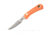Knives of Alaska Muskrat / Cub Bear Combo Fixed Blade Knives, 2.25in / 2.75in, CPM-S30V Stainless Steel, Round Point/Caping Blade, Santoprene, Orange Handle, 00104FG