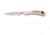 Knives of Alaska Muskrat / Cub Bear Combo Fixed Blade Knives, 2.25in / 2.75in, CPM-S30V Stainless Steel, Round Point/Caping Blade, Stag, Brown And White Sculpted Bone Handle, 00103FG