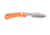 Knives of Alaska Muskrat/Cub Bear Combo Fixed Blade Knives, 2.25in/2.75in, Magnacut Stainless Steel, Round Tip/Caping Blade, Suregrip, Orange, 00106FG