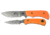 Knives of Alaska Trekker Elk Hunter/Cub Combo ORANGE, Hunters Orange 00201FG