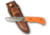 Knives of Alaska Trekker Series Pronghorn D2 Knife, Suregrip Handle, Hunters Orange 00176FG