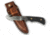 Knives of Alaska Trekker Series Whitetail Hunter D2 Knife, Suregrip Handle, Black 00162FG