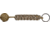 Knotty Boys 6 in. Monkey Fist Keychain, Coyote-Desert Camo KYKM0323
