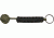 Knotty Boys 6 in. Monkey Fist Keychain, OD-Black KYKM0102