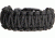 Knotty Boys Fat Boy Survival Bracelet, Black, 8in. Diameter KY111