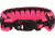 Knotty Boys Fat Boy Survival Bracelet, Black and Pink, 8in. Diameter KY119
