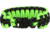 Knotty Boys Fat Boy Survival Bracelet, Black-Neon Green, 8in. Diameter KY113