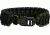 Knotty Boys Fat Boy Survival Bracelet, Black-OD Green, 9in. Diameter KY106