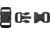 Knotty Boys Hard Plastic Buckle-50 Piece, Black, 3/8in. KYBZ05