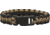 Knotty Boys Single Weave Survival Bracelet, Black and Coyote Brown, 9in. Diameter KY207
