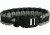 Knotty Boys Single Weave Survival Bracelet, Black and Foliage, 9in. Diameter KY214