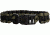 Knotty Boys Single Weave Survival Bracelet, Black-Olive Drab, 8in. Diameter KY211