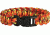 Knotty Boys Single Weave Survival Bracelet, Fire, 8in. Diameter KY231