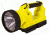 Koehler Bright Star Gen II Lighthawk LED 4-cell w/Charger Base &amp; 12/24V DC Plug Yellow Flashlight, 9.5 7632