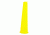 Koehler Bright Star SP-052 6 1/2&quot; Snap-In Wand for D-cell Flashlights, Yellow 23860
