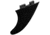Kokopelli Packraft Removable Fin, 9in, Black, KO-P-FIN-U-9