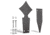Krate Tactical Diamond - Deck of Cards - 3/8" AR500 Steel, KRT-AR500-375-DC-DMD-KIT