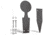 Krate Tactical Round - Deck of Cards - 3/8" AR500 Steel, KRT-AR500-375-DC-RND-KIT