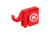 Krate Tactical T-Post Elephant Brackets, KRT-TPB-GOP-RED
