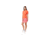 Krimson Klover Dina 1/4 Zip Polos - Womens, Coral, Extra Small, S23129-622-XS