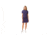 Krimson Klover Dina 1/4 Zip Polos - Womens, Indigo, Large, S23129-405-L