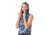 Krimson Klover Gracie Long Sleeve Hoodies - Womens, Floral S. Blue, Small, S23156P-658-S