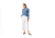 Krimson Klover Holly Crewneck Sweaters - Womens, Floral S. Blue, Large, S23155P-658-L