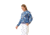 Krimson Klover Holly Crewneck Sweaters - Womens, Floral S. Blue, Large, S23155P-658-L