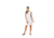 Krimson Klover Lily Dresses - Womens, White, Extra Large, S23154-101-XL