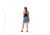 Krimson Klover Rory 7in Inseam Shorts - Womens, Floral S. Blue, Small, S23102-658-S