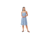 Krimson Klover Stella Dresses - Womens, Geo S. Blue, Large, S23126-677-L