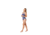 Krimson Klover Tilly Tankini Tops - Womens, Floral S. Blue, Extra Large, S23135P-658-XL