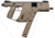 KRISS USA SDP G2 Pistol, 10mm Auto, 5.5 inch barrel, 33 Round, KV10PFD20-FRRMPG