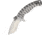 Krudo IOTA Framelock Folding Knife,2.5in,Standard Edge,Drop Point,Satin SNG245