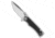 Krudo Krudo Karsino 10 LTE Frame Lock Knife 3.5" Satin, Black, 8Cr13MoV, adult, BHQ-124832