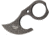 Krudo NANO Fixed Blade Black Fixed Blade Knife, 2in, Black Stonewash, Handle SNGNN9BKT