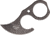 Krudo Nano Fixed Blade Knife, Black PE Blade, Black SNGNANOBSW