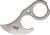 Krudo Nano Fixed Blade Knife, SS PE Blade, Stonewash SNGNANOSW