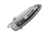 Krudo Vice BA Framelock Folding Knife, 3.75in Satin S35Vn SS Blade, Gray SS Handle With Carbon Fiber Inlay, Thumb Disk, Pocket Clip, KVBA242