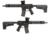 Krytac / KRISS USA Full Metal Trident MKII CRB Airsoft AEG Rifle, 400 FPS, Black, Large, KTAEG-TR2CRB-BK01