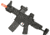 Krytac / KRISS USA Full Metal Trident MKII PDW Airsoft AEG Rifle, Black, Large, KTAEG-TR2PDW-BK01