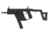 Krytac / KRISS USA Licensed Kriss Vector Airsoft AEG SMG Rifle, Black, Large, KTAEG-VSMGF-BK01