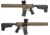 Krytac / KRISS USA War Sport Licensed LVOA-S M4 Carbine Airsoft AEG Rifle, 400 FPS, Dark Earth, Large, KTAEG-LVOAS-FDE01