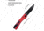 Kubey Akino Lockback. Red. Black.