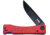 Kubey Akino Lockback. Red. Black.
