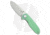 Kubey Belus Folding Knife, 2.95in, AUS-10, Drop Point Blade, G10 Jade Handle, Gray/Jade, 7.10in, BHQ-192558