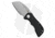 Kubey Karaji Folding Knife, 2.56in, D2, Sheepsfoot Blade, G10 Black Handle, Gray/Black, 6.10in, BHQ-196563