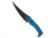 Kubey Knives Kubey Knives Sicarii Fixed Blade Knife Blue Micarta 4.6" Black SW, Blue, 14C28N, adult, BHQ-227562