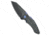 Kubey Knives Kubey Knives Sumo Button Lock Knife Black SW Ti/Blue Accents 3.2" Black SW, Black, CPM 20CV, adult, BHQ-211094