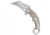 Kubey Knives Kubey Knives Wrath Liner Lock Karambit Knife Tan G-10 2.7" Bead Blast, Tan, Sandvik 14C28N, adult, BHQ-200573